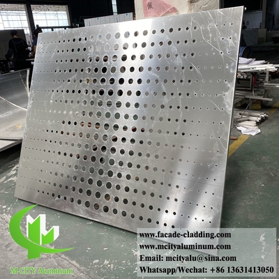 Außenplatten aus Metall, Aluminiumfassaden, CNC-Schneidsystem, dekorative Muster, spezielle Metallbleche