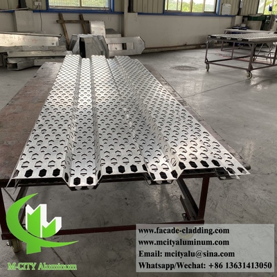 Perforierbare Aluminiumflächen für die Wandfassade von Gebäuden