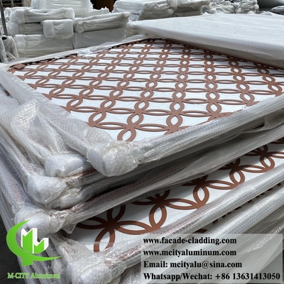 CNC-Lasergeschnitte geschnitzte Metallplatte für Gartenzaun Aluminiumbildschirm Gebäude Dekoration 4 mm Dicke in China
