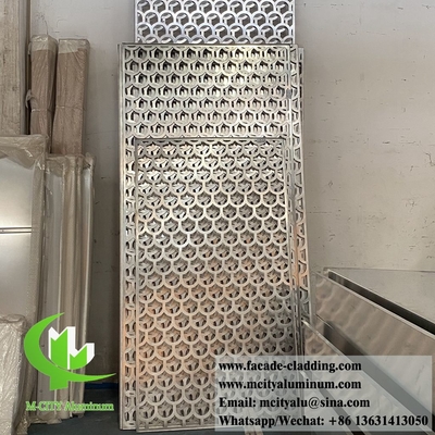 Rundlöcher Perforationsdesign Aluminiumfassade Metallwandverkleidung System