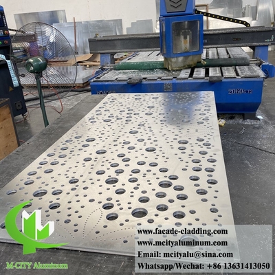 Laserschnittplatten Metallbildschirm Aluminiumplatten für Gebäudekoration 3 mm rostfeste