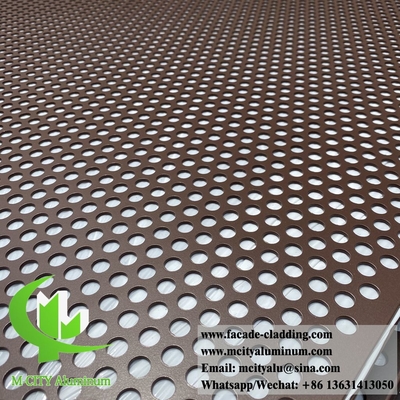 Perforierte Metallwandplatten Aluminiumbildschirm für Gartenzaunwandverkleidung Laserschnittplatten