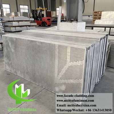 Perforierte Metallwandplatten Aluminiumbildschirm für Gartenzaunwandverkleidung Laserschnittplatten