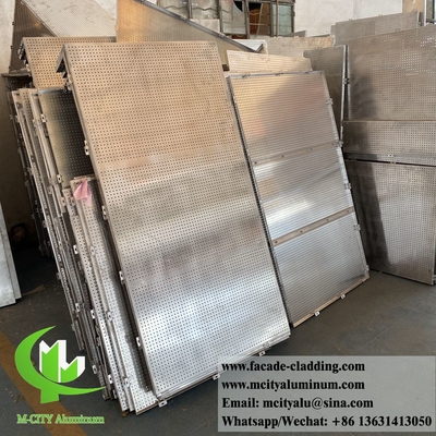 Perforierte Metallfassaden Aluminium Wandverkleidung Dekoration 3mm PVDF PPG Beschichtung