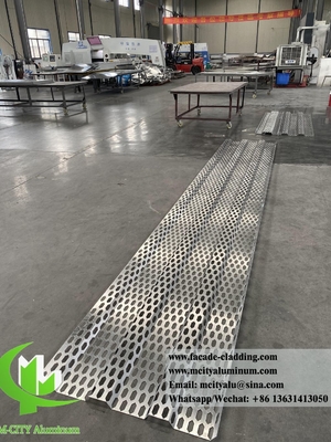 Perforierte Metallbeschichtung Aluminium-Schattierungsplatte mit Rahmen-PVDF-Beschichtung