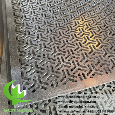 CNC-Lasergeschnitte geschnitzte Metallplatte für Gartenzaun Aluminiumbildschirm Gebäude Dekoration 4 mm Dicke in China