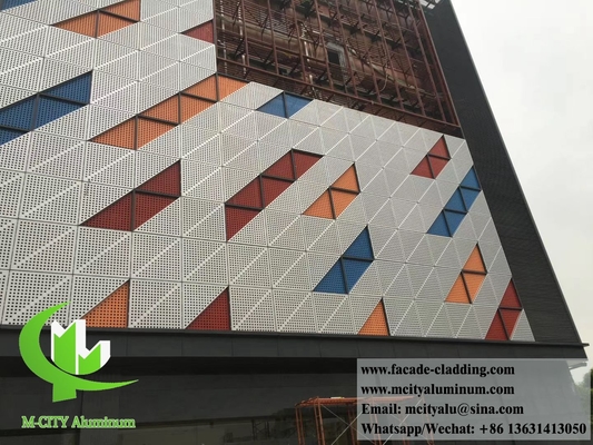Perforierbare Aluminiumflächen für die Wandfassade von Gebäuden