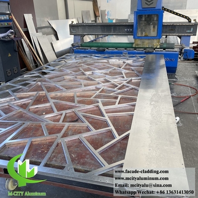 Baum-Design-Laser-Schnitt-Aluminium-Bildschirm Metallplatten für die Außendekoration wasserdicht