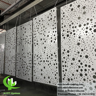 Perforierte Aluminiumfassaden, Platten, Metallverkleidung, Dekorationsbildschirm