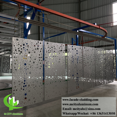 Metallperforierte Aluminiumplatten für Gebäudefassaden, Wandverkleidung, Innenausstattung