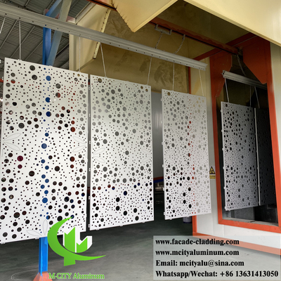 Metallperforierte Aluminiumplatten für Gebäudefassaden, Wandverkleidung, Innenausstattung