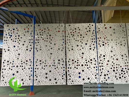 Metallperforierte Aluminiumplatten für Gebäudefassaden, Wandverkleidung, Innenausstattung