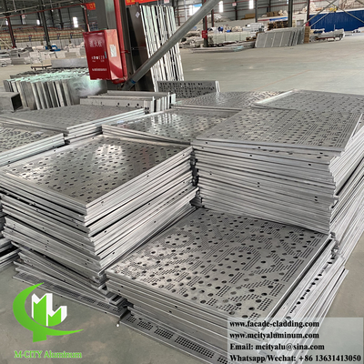 Foshan Lasergeschnitt Metallfassadenplatten mit hohlen Dekorationsmustern für Gebäudewandverkleidungen
