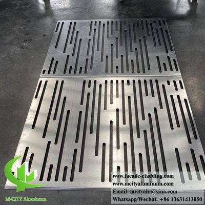 Islam Design Metallfassade Aluminium Wandverkleidung mit perforierten Mustern Pulver beschichtet