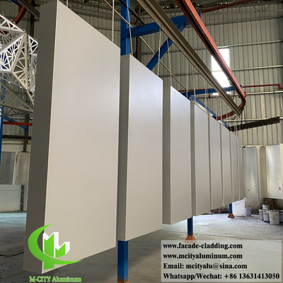 3D-Design Massivaluminium Wandverkleidung Splitter Farbe 3mm Schweißen Außenwand Fassade
