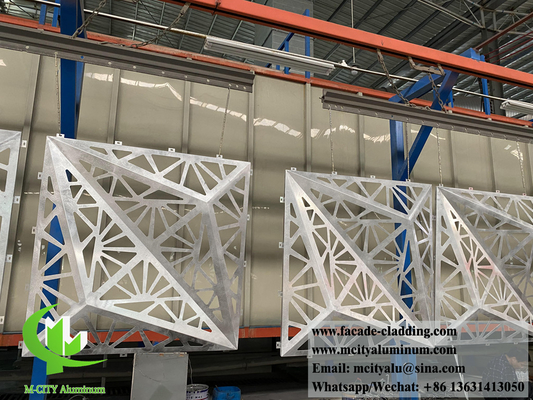 Anpassungs-Platten für die Metallverkleidung Aluminiumfolie Perforationsmuster PVDF-Farbe