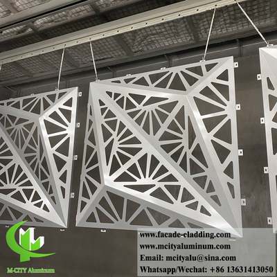 Anpassungs-Platten für die Metallverkleidung Aluminiumfolie Perforationsmuster PVDF-Farbe