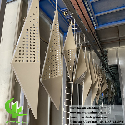 Anpassungs-Platten für die Metallverkleidung Aluminiumfolie Perforationsmuster PVDF-Farbe