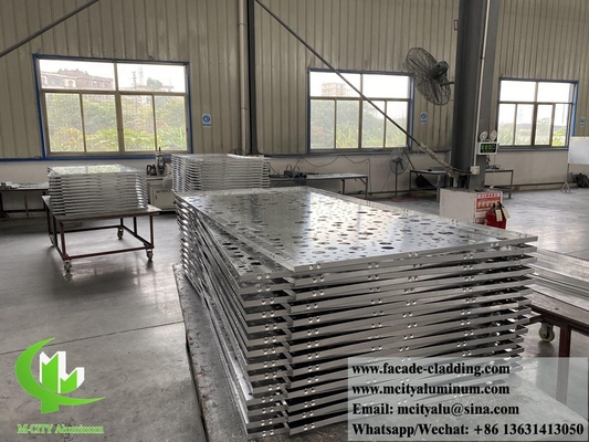 4mm-Aluminiumplatten mit dekorativen Mustern für die Verkleidung von Fassadenwänden