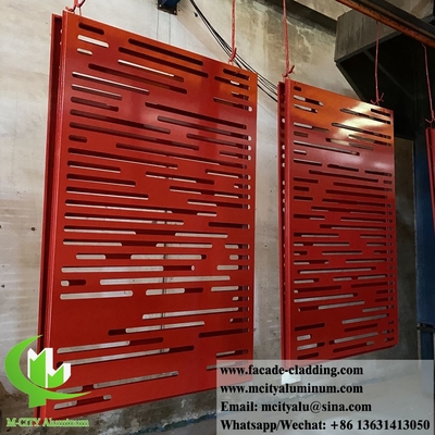 Lasergeschnittene Metallplatten mit Mustern Dekorierte Metallplatten für Bildschirmwand
