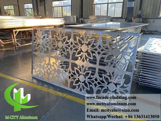 4mm-Aluminiumplatten mit dekorativen Mustern für die Verkleidung von Fassadenwänden
