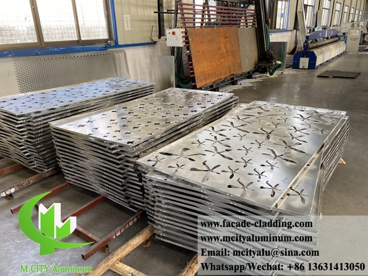 Lasergeschnittene Metallfassaden, Aluminiumplatten für die Außendekoration von Gebäudefassaden