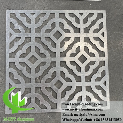Aluminium-Dekorationsmusterplatten Metallbildschirm zur Wanddekoration 3 mm Dicke