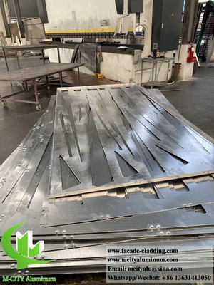 Aluminiumplatten aus 3 mm Metall für die Dekoration von Fassadenwänden