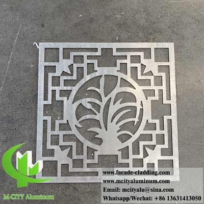 Aluminiumplatten aus 3 mm Metall für die Dekoration von Außenwandfassaden