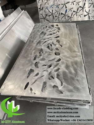 Lasergeschnittene Metallbildschirmplatten Aluminiumbleche Dekorationsmaterial für Gebäudewandfassaden Verkleidung pulverbeschichtet