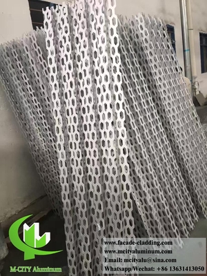 Lasergeschnittenes Metallbildschirm Aluminiumblech 3mm PVDF Metallwandverkleidung für Gebäudedekoration