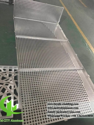 Lasergeschnittenes Metallbildschirm Aluminiumblech 3mm PVDF Metallwandverkleidung für Gebäudedekoration