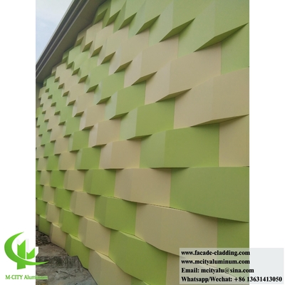 Massive Aluminiumplatten für Fassaden, Verkleidung Dekoration Pulver beschichtet verschiedene Farben Pulver beschichtet 4 mm
