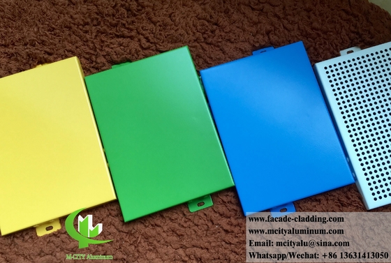 Massive Aluminiumplatten für Fassaden, Verkleidung Dekoration Pulver beschichtet verschiedene Farben Pulver beschichtet 4 mm
