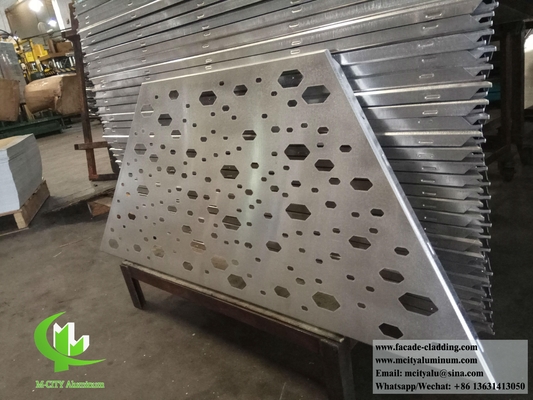Moderne Design-Metallfassade Verkleidung Aluminiumblech mit Mustern 4 mm Dicke