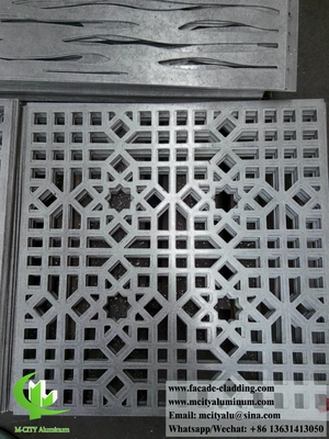 Moderne Design-Metallfassade Verkleidung Aluminiumblech mit Mustern 4 mm Dicke
