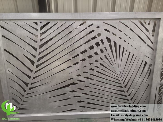 Lasergeschnittene Metallbildschirme, Aluminiumplatten mit Mustern, PVDF-Pulver mit Farbbeschichtung