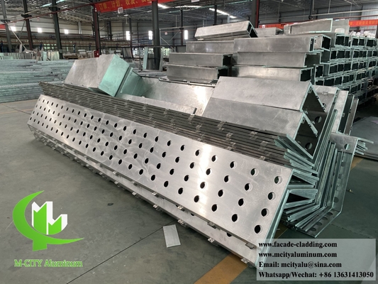 Perforierbares Metallblech aus Aluminium PVDF-Pulver, mit weißer Farbe beschichtet, Dicke 3 mm für Wandverkleidungen