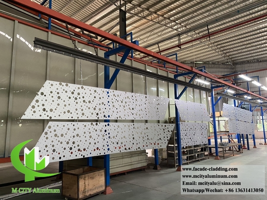 Aluminiumverkleidung aus Metallblechperforierten Platten für die Dekoration von Privatsphäre-Schirmen/Wandfassaden