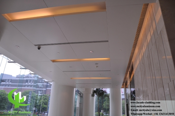 PVDF 3 mm dicke Metallbeschichtung Aluminiumbildschirm zum Dekorieren von Gebäudewandfassade, Verkleidung, Säule