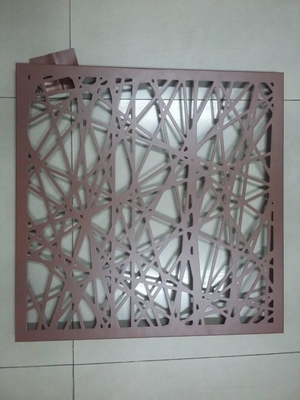 Lasergeschnittene Aluminiumplatten mit pulverbeschichteter Oberflächenfarbe 3 mm Dicke