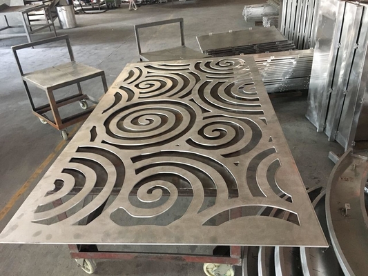 Lasergeschnittene Aluminiumplatten mit pulverbeschichteter Oberflächenfarbe 3 mm Dicke