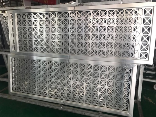 Architektonisches Metall-Laser-Schnitt-Schirm Aluminium-Festplatte mit Baummuster
