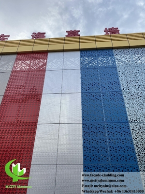 3D-Design Massivaluminium Wandverkleidung Splitter Farbe 3mm Schweißen Außenwand Fassade