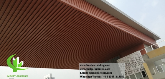 Perforierte Aluminiumdecke Massivwandverkleidung Pulverbeschichtung Weißfarbe