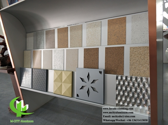 Dekorative Muster Aluminium-Fassadenplatten für die Wanddekoration