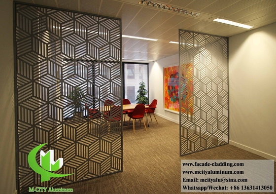 CNC-Perforierter Aluminium-Bekleidungsblech Massivaluminium Außenwandverkleidung Dekoration