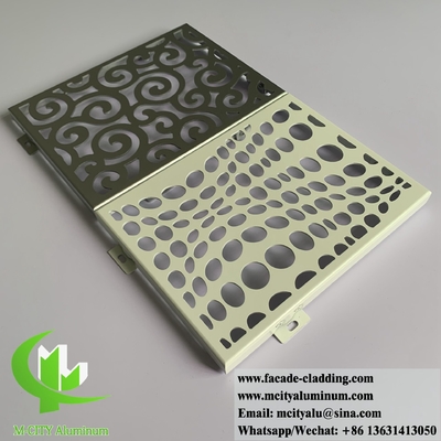 Dekorative Metallschirm Aluminiumblech für die Privatsphäre Schirm Zaun Wandverkleidung Dekoration