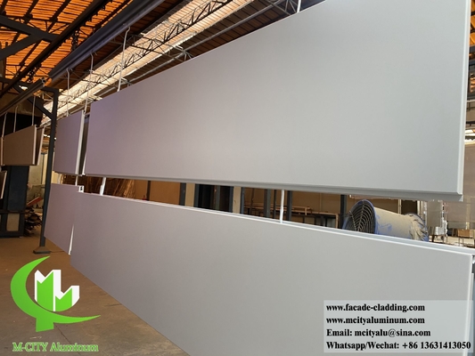 Metallwandverkleidung Aluminiumplatten Architektur Metallfassadensystem Wasserdicht