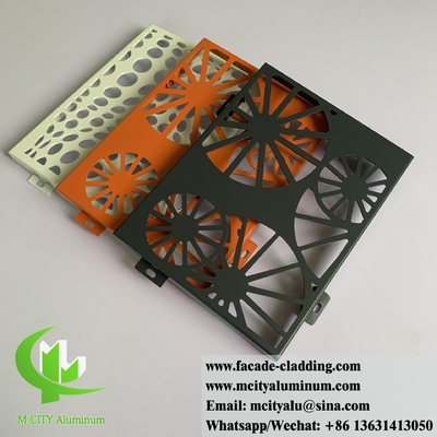 Dekorative Metallschirme Aluminiumplatten für die Privatsphäre Schirm Zaun Wandverkleidung Dekoration